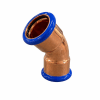 15mm Rapid Press Copper Press Fit Obtuse Elbow